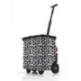 Saco trolley Reisenthel carrycruiser preto branco 40L alumínio poliéster