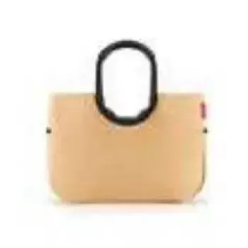 Saco tote Reisenthel loopshopper L preto amarelo alumínio 25L