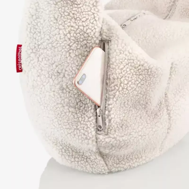Saco tote Reisenthel moonbag branco, poliéster, 24 L, 480×140 mm
