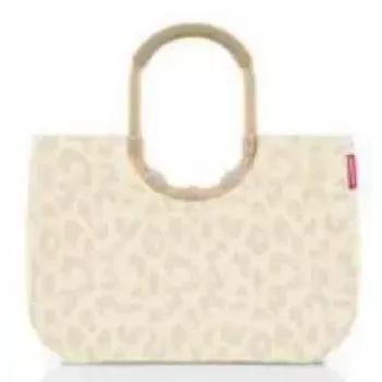 Saco de transporte Reisenthel loopshopper L — bege, poliéster, 25 L, 460×250 mm