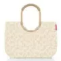 Saco de transporte Reisenthel loopshopper L — bege, poliéster, 25 L, 460×250 mm