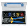 Alicate de cravar cabos Klauke K3014K preto azul amarelo comprimento 175 mm peso 350 g