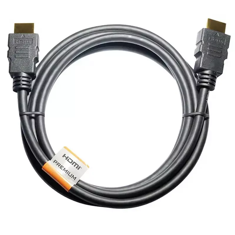 Cabo HDMI MaxTrack C 215-1, HDMI Type-A macho para Type-A macho, 1 m, HDMI 2.1, 18 Gbit/s, preto