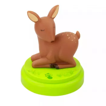 Luz de presença para bebé ANSMANN 1800-0059 – LED, luz amarela, pilha AA ×3, 119×119×137 mm, castanho/verde