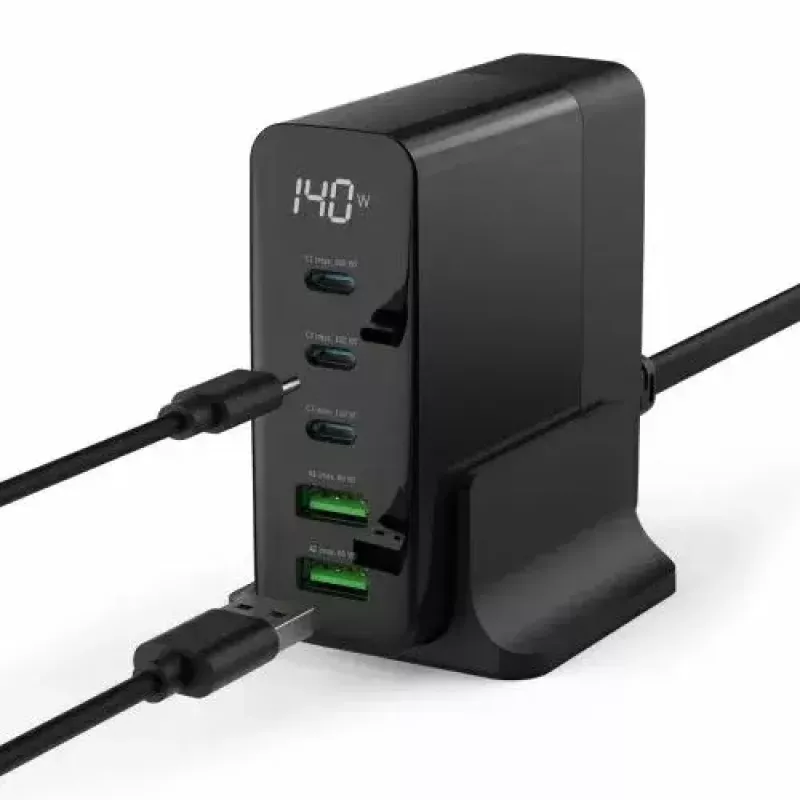 Carregador de interior Ansmann DC5140PD Universal preto carregamento rápido USB
