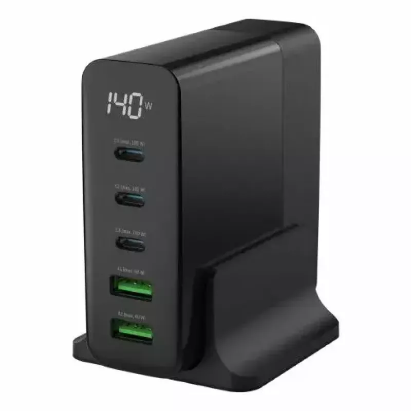 Carregador de interior Ansmann DC5140PD Universal preto carregamento rápido USB