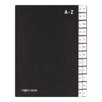 Separador Pagna 24241-04 preto A4