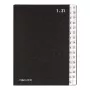 Separador Pagna 24321-04 preto A4