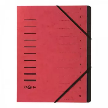 Índice A4 Pagna 40059-01 vermelho