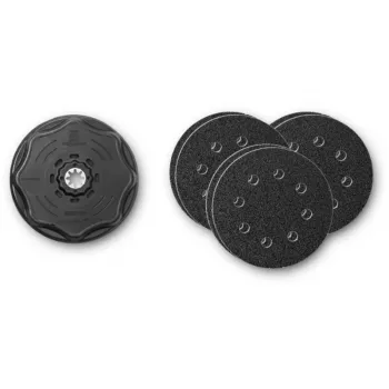 Conjunto de acessórios FEIN 63806195210 ferramenta rotativa lixar polir acessórios diâmetro do disco 11,5 cm