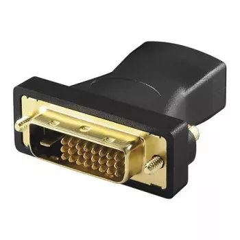 Adaptador conector HDMI DVI Alcasa HDMI - DVI F/M preto