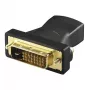 Adaptador conector HDMI DVI Alcasa HDMI - DVI F/M preto