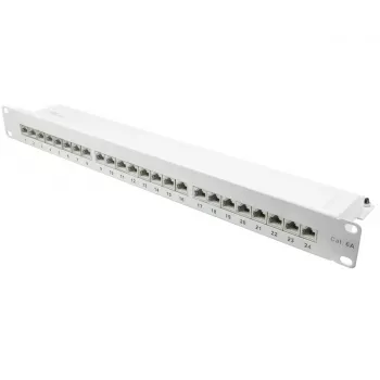 Patch panel Alcasa GC-N0146 0,5U 10 Gigabit Ethernet RJ-45 Cat6a