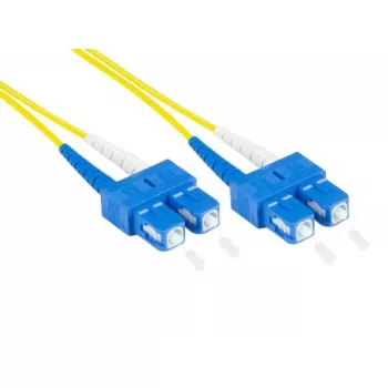 Cabo de fibra ótica Alcasa LW-930SC 30 m 2x SC amarelo