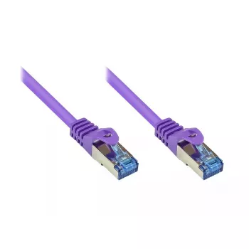 Cabo de rede Alcasa Cat6a RJ-45 3m violeta
