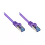 Cabo de rede Alcasa Cat6a RJ-45 3m violeta