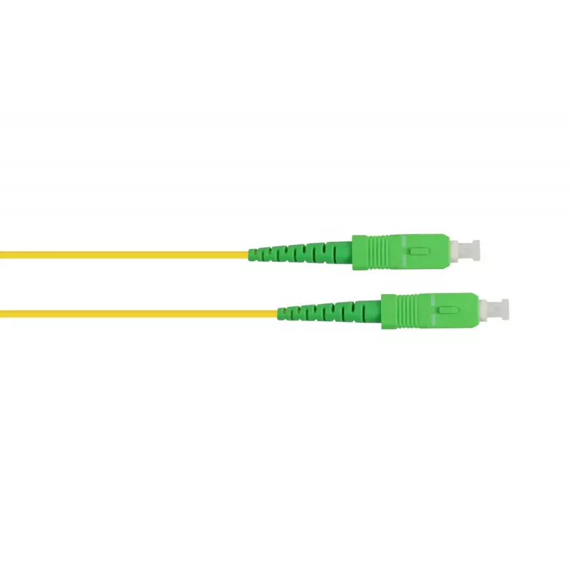 Cabo de fibra ótica Alcasa LW-S902SASA 2m SC FTTH amarelo