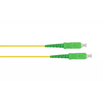 Cabo de fibra ótica Alcasa LW-S905SASA 5 m SC FTTH amarelo