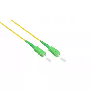 Cabo de fibra ótica Alcasa LW-S905SASA 5 m SC FTTH amarelo