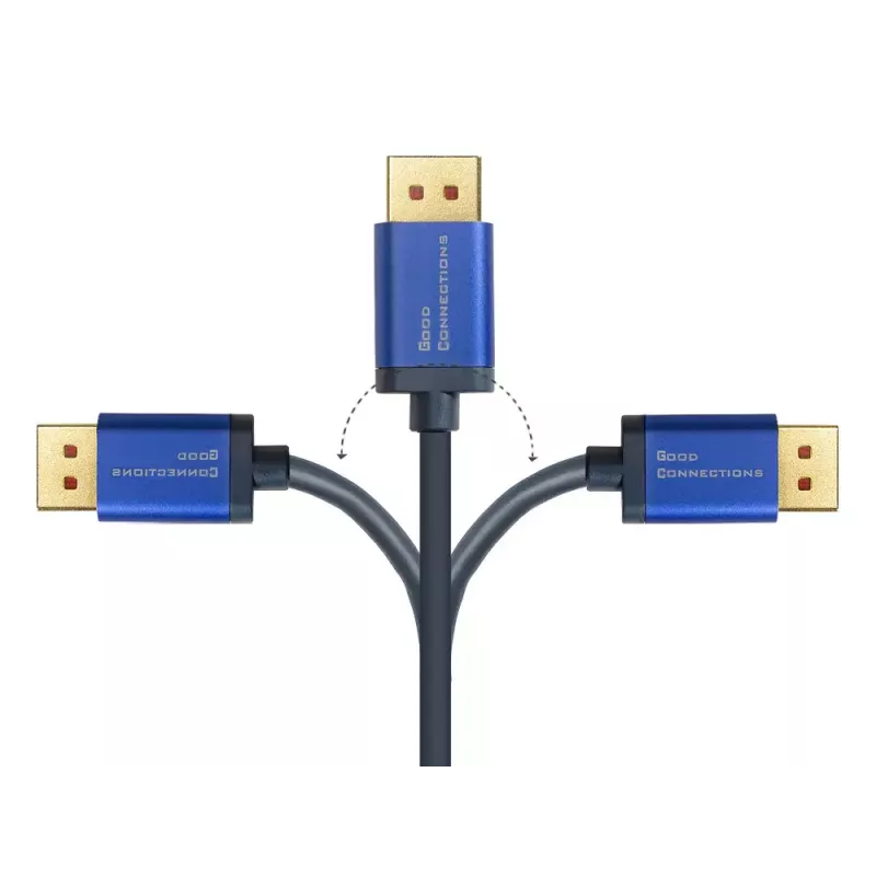 Adaptador de cabo de vídeo Alcasa 4860-SF050B 5 m DisplayPort para HDMI azul