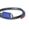 Adaptador de cabo de vídeo Alcasa 4860-SF050B 5 m DisplayPort para HDMI azul