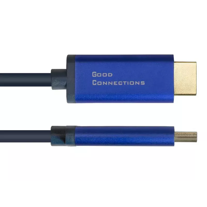 Adaptador de cabo de vídeo Alcasa 4860-SF050B 5 m DisplayPort para HDMI azul