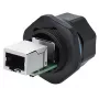 Conector de cabo RJ45 Alcasa IC06-R102 preto cobre plástico gel de sílica