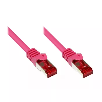Cabo de rede Alcasa CAT6 S/FTP 25 m magenta