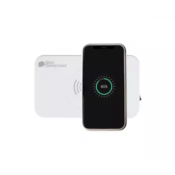 Carregador móvel Alcasa PCA-D005W universal branco AC sem fios carregamento rápido