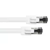 Cabo de rede Alcasa 8080-050W branco 5 m Cat8.1 S/FTP
