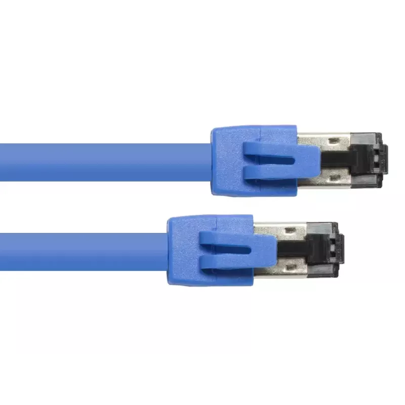 Cabo de rede Alcasa 8080-100B 10 m Cat8.1 S/FTP azul