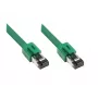 Cabo de rede Alcasa 8080-150G verde 15 m Cat8.1 S/FTP