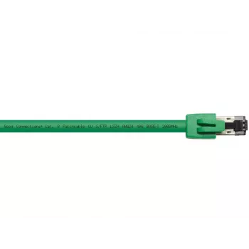 Cabo de rede Alcasa 8080-200G 20 m Cat8.1 S/FTP verde