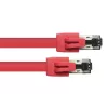 Cabo de rede Alcasa 8080-075R vermelho 7,5 m Cat8.1 S/FTP