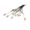 Cabo breakout universal de fibra ótica pré-montado Digitus multimodo OM4 12 fibras LC/UPC 50 m