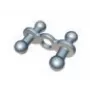 Clipe para cabo Bachmann Easy-Connect 930.026 prateado 1 unid.