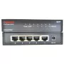 Switch de rede não gerido Longshine LCS-GS7105-E — 5 portas Gigabit RJ-45, preto