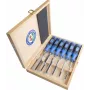 Conjunto de formões Kirschen 1108 HK 6 peças em caixa de madeira