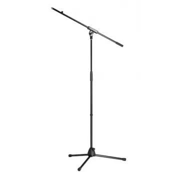 Pé de microfone König & Meyer 27105 preto altura 1600 mm peso 2,32 kg