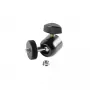 K&M 19695 adaptador de tripé com rótula, preto