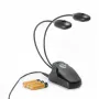 K&M 12270 luz para estante de partituras Twin Head