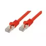 Cabo de rede ShiverPeaks BASIC-S Cat7 S/FTP (S-STP) 5 m, RJ-45 macho para RJ-45 macho, vermelho