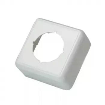 Caixa outlet Telegärtner 25.16.8555, caixa de montagem, 80×40×80 mm, branco