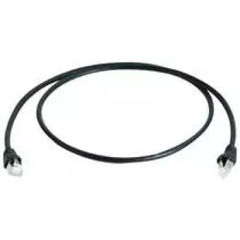 Cabo de patch Telegärtner MP8 FS 600 LSZH 0,5 m preto