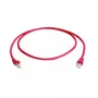 Cabo de rede Telegärtner RJ45 15m Cat6a S/FTP vermelho