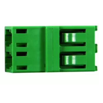 Adaptador de fibra ótica LC/APC Telegärtner J08071A0004 verde