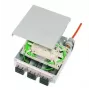 Telegärtner STX H82050K0005 caixa de distribuição de fibra ótica para calha DIN, 12x LC MM, cinzento claro RAL 7035