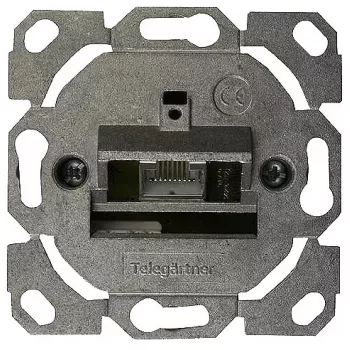 Placa de parede/tampa de interruptor Telegärtner J00020A0506 metálico
