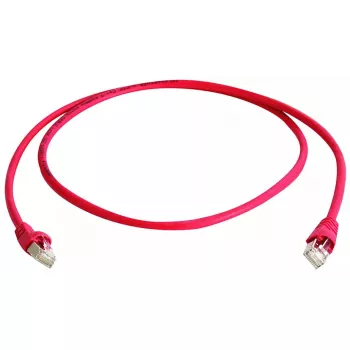 Cabo de rede Telegärtner L00001A0167 vermelho 1,5 m Cat6a S/FTP