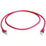 Cabo de rede Telegaertner MP8 FS 500 LSZH Cat6a 0,25 m vermelho SF/UTP (S-FTP) RJ45–RJ45
